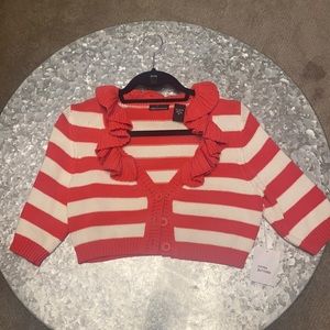 Women’s cropped striped sweater